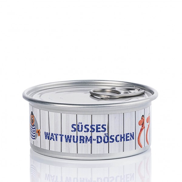 Mini-Fischdose Wattwurm